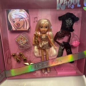 Fashion Doll with Accessories - Gold Dress